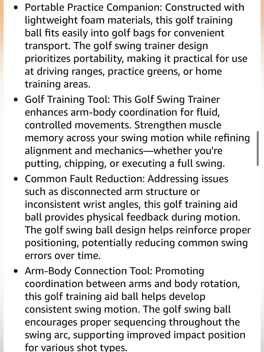 Golf Training Ball with Rope and Grip Trainer for Swing Practice - Picture 9 of 9